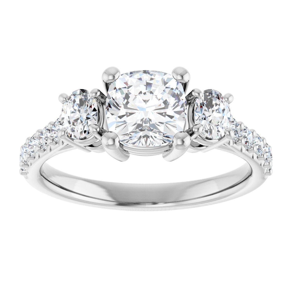 Three-Stone Engagement Ring