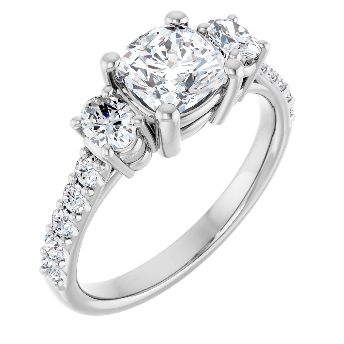 Three-Stone Engagement Ring