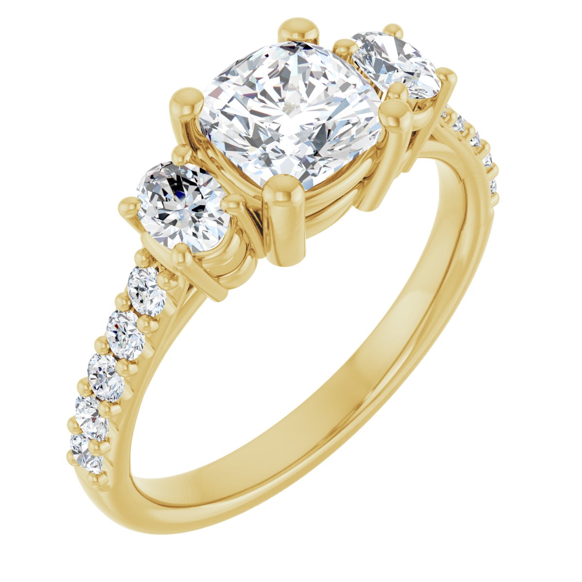 Three-Stone Engagement Ring