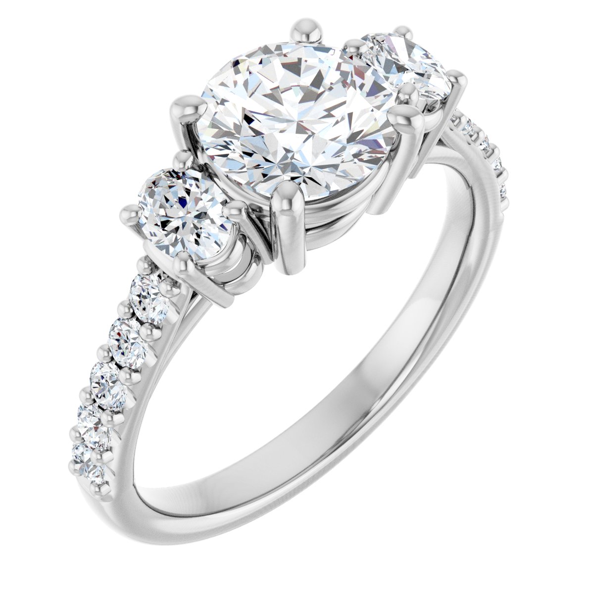 Three-Stone Engagement Ring