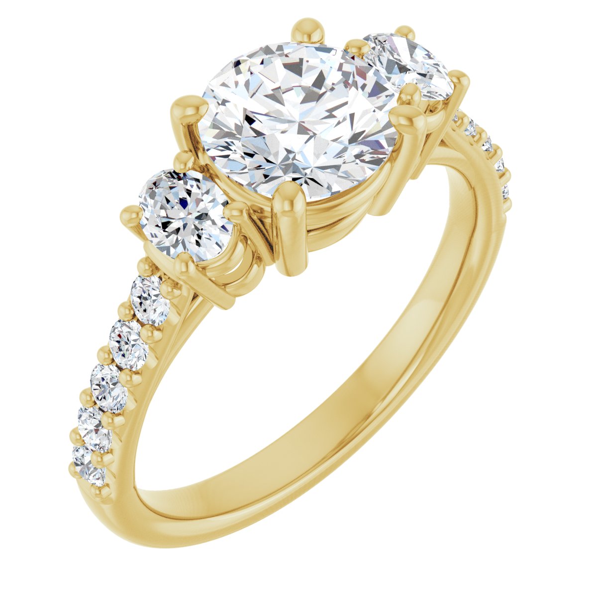 Three-Stone Engagement Ring
