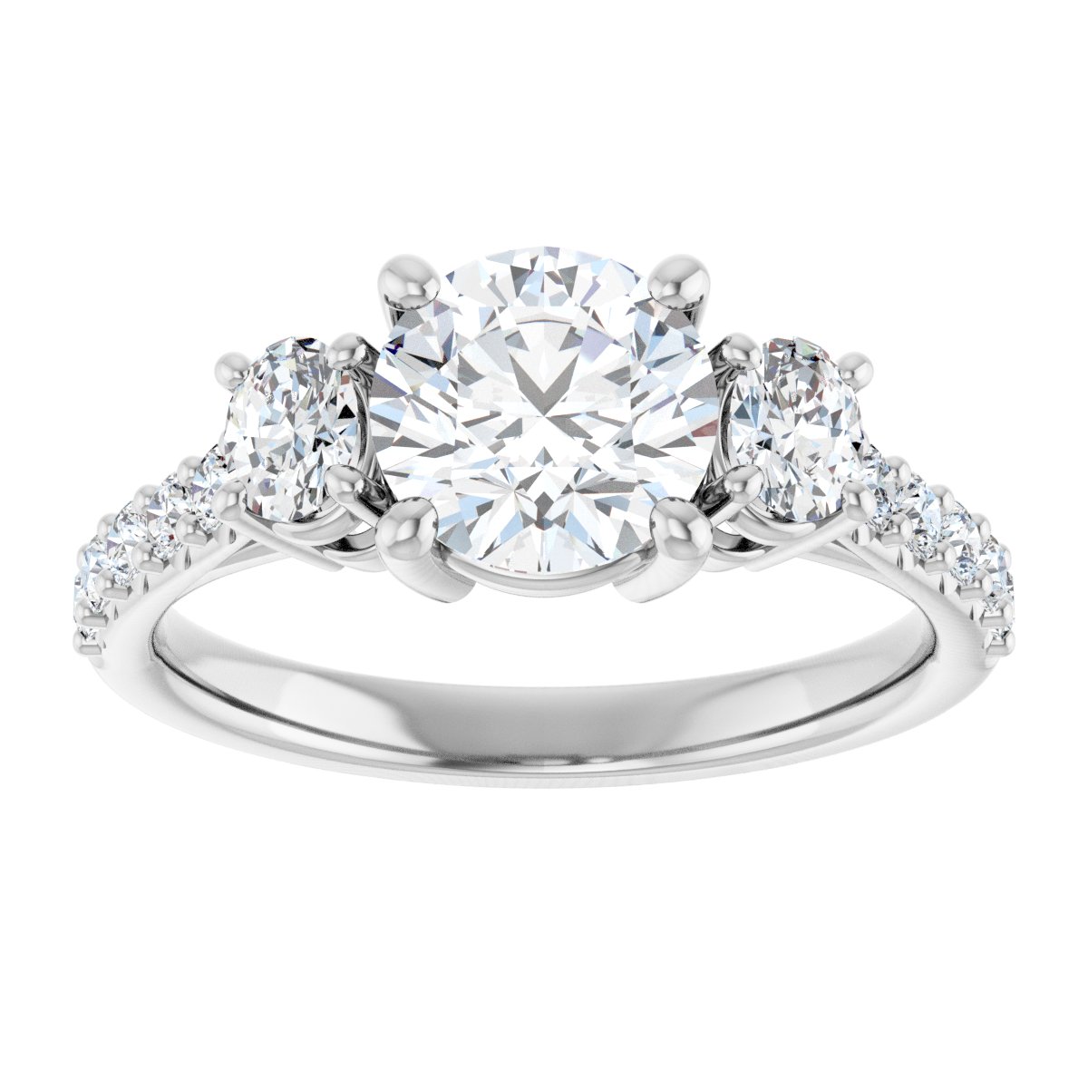 Three-Stone Engagement Ring