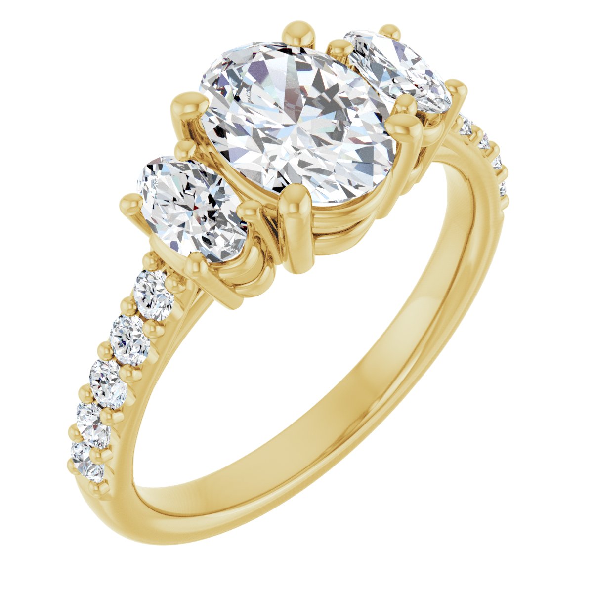Three-Stone Engagement Ring