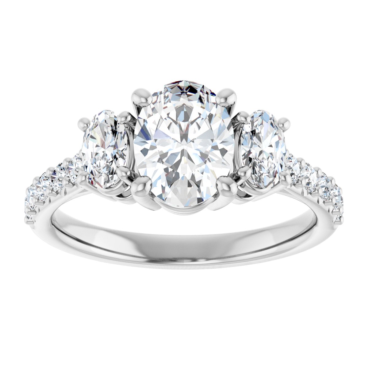 Three-Stone Engagement Ring