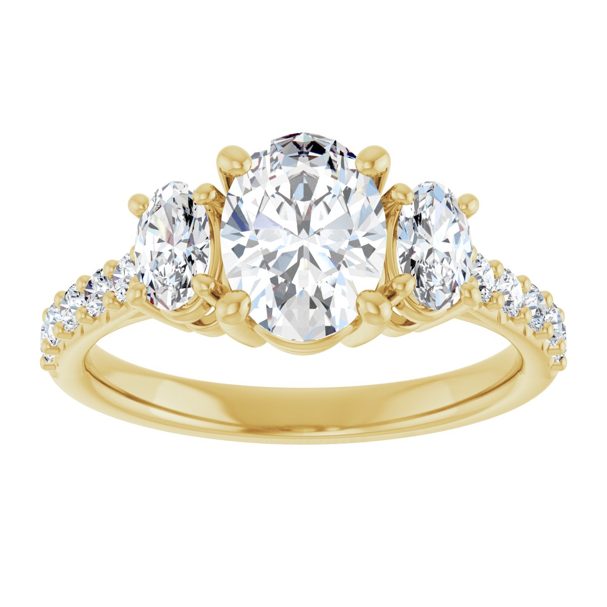 Three-Stone Engagement Ring