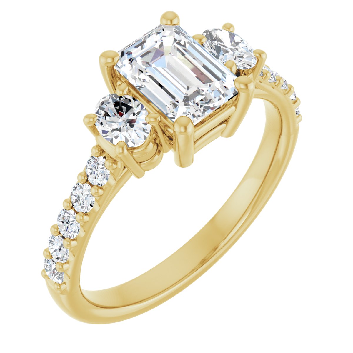 Three-Stone Engagement Ring