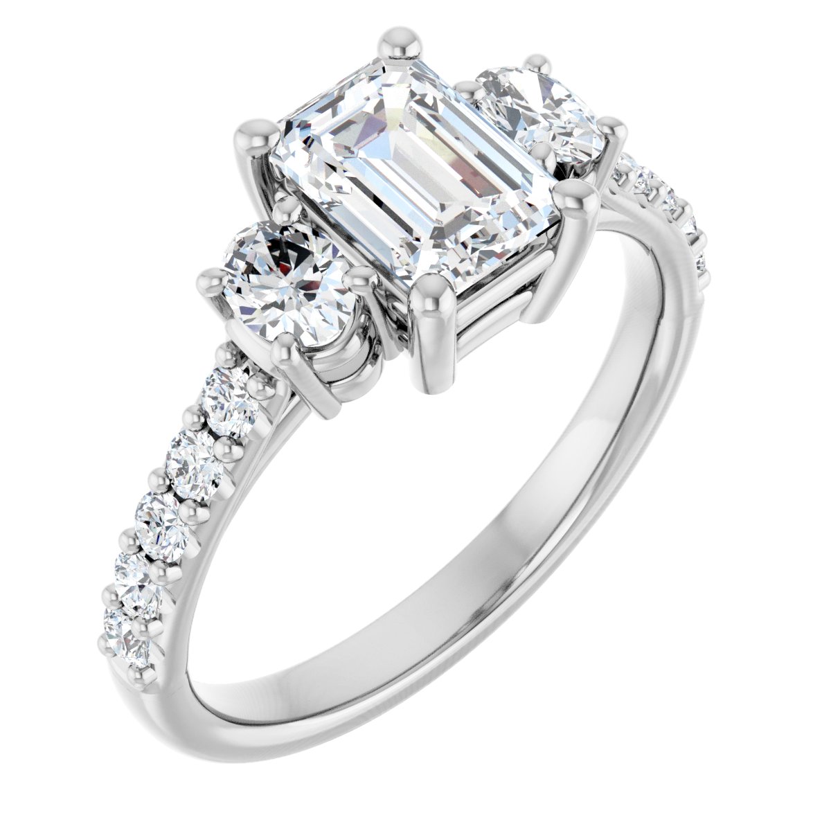Three-Stone Engagement Ring