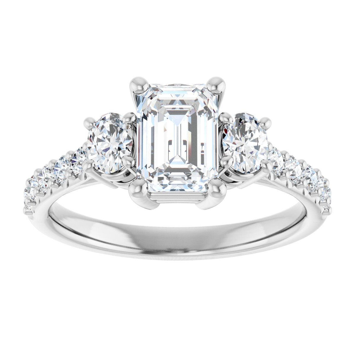 Three-Stone Engagement Ring