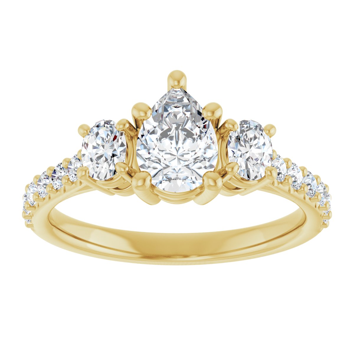 Three-Stone Engagement Ring