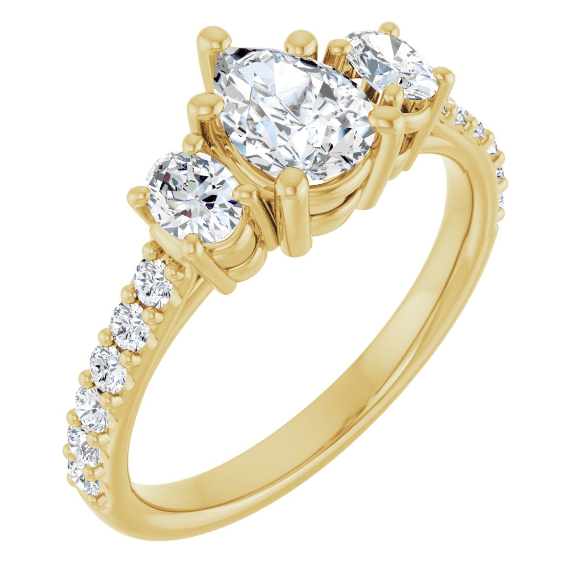 Three-Stone Engagement Ring