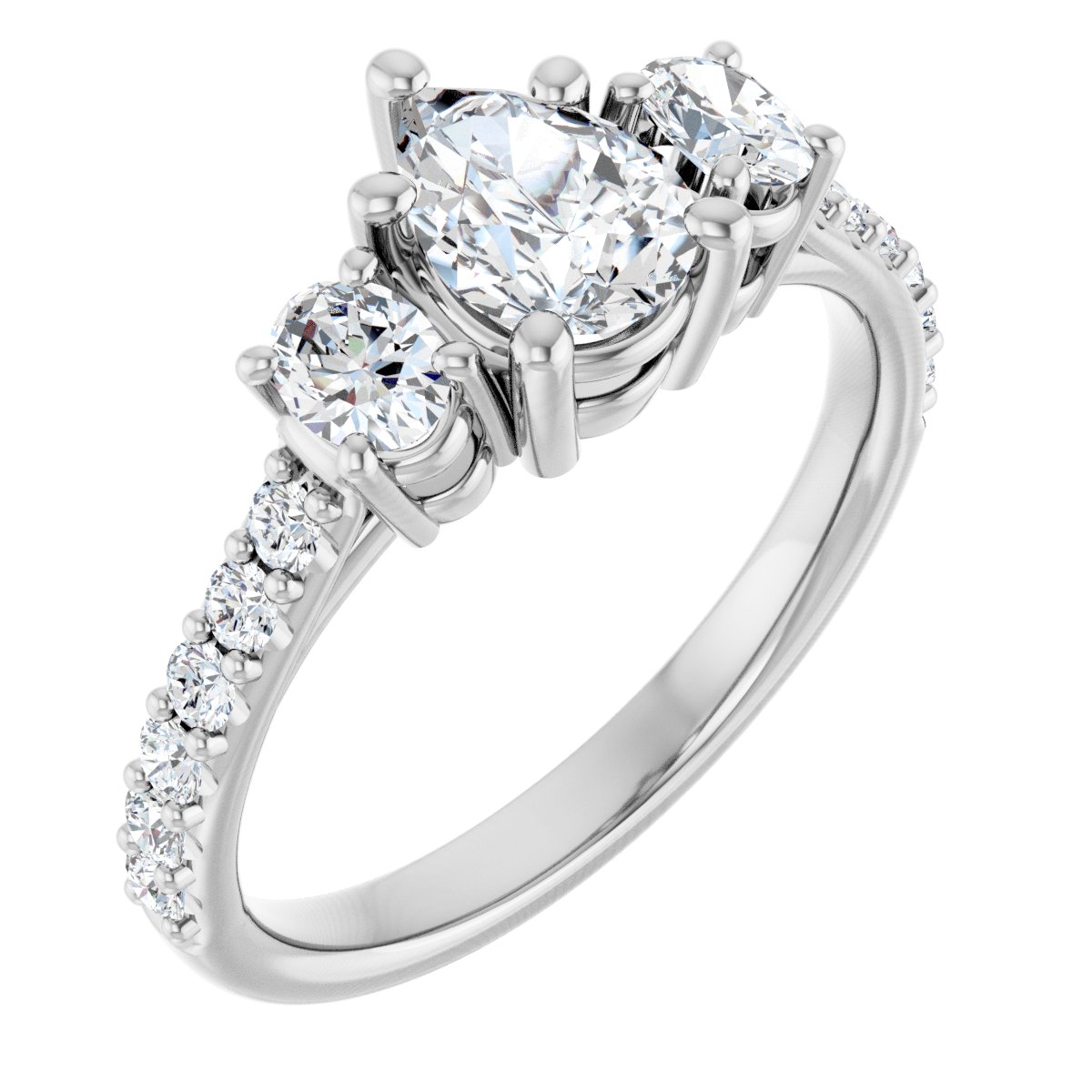 Three-Stone Engagement Ring