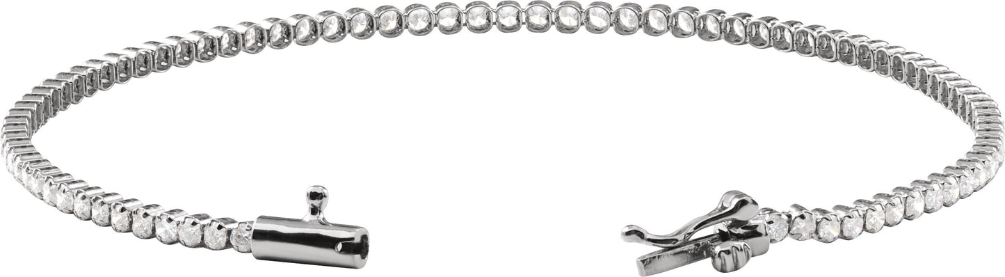 Petite Lab Diamond Tennis Bracelet