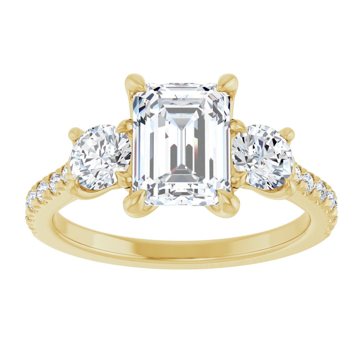 Three-Stone Engagement Ring