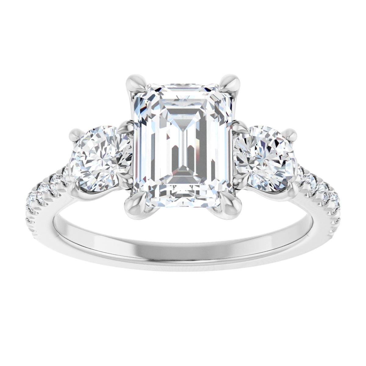 Three-Stone Engagement Ring
