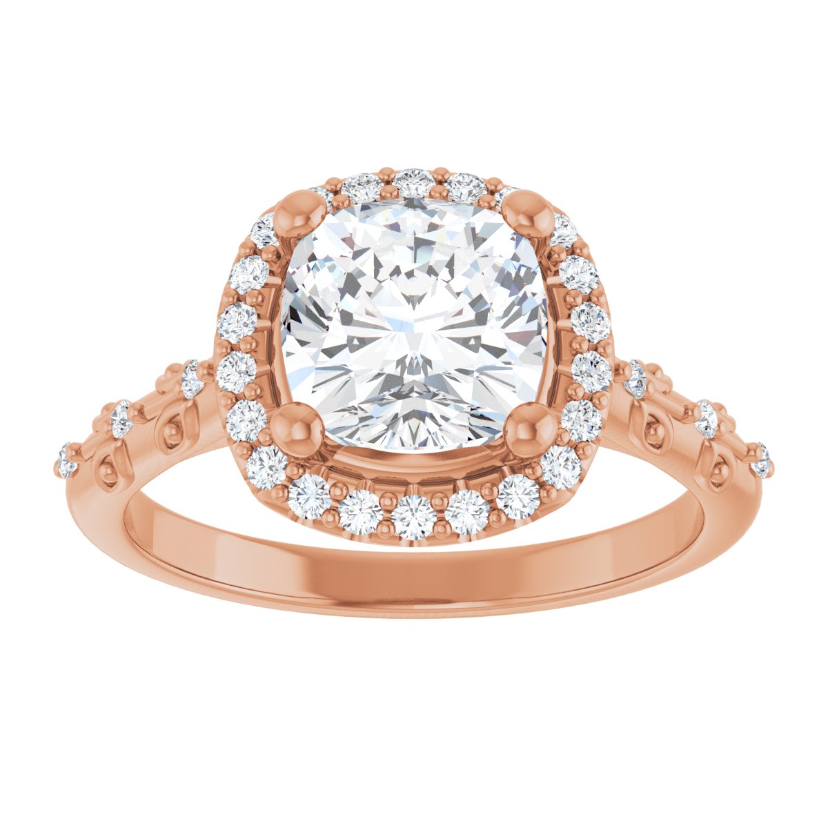 Halo-Style Engagement Ring