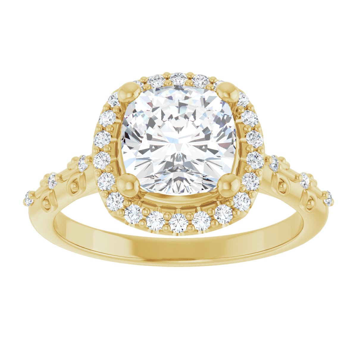 Halo-Style Engagement Ring