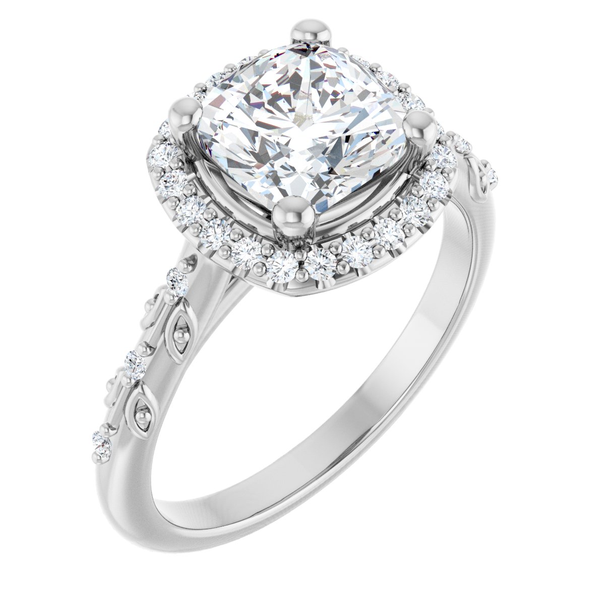 Halo-Style Engagement Ring