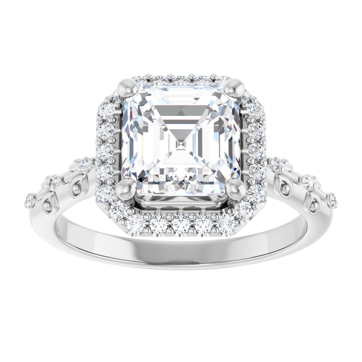 Halo-Style Engagement Ring