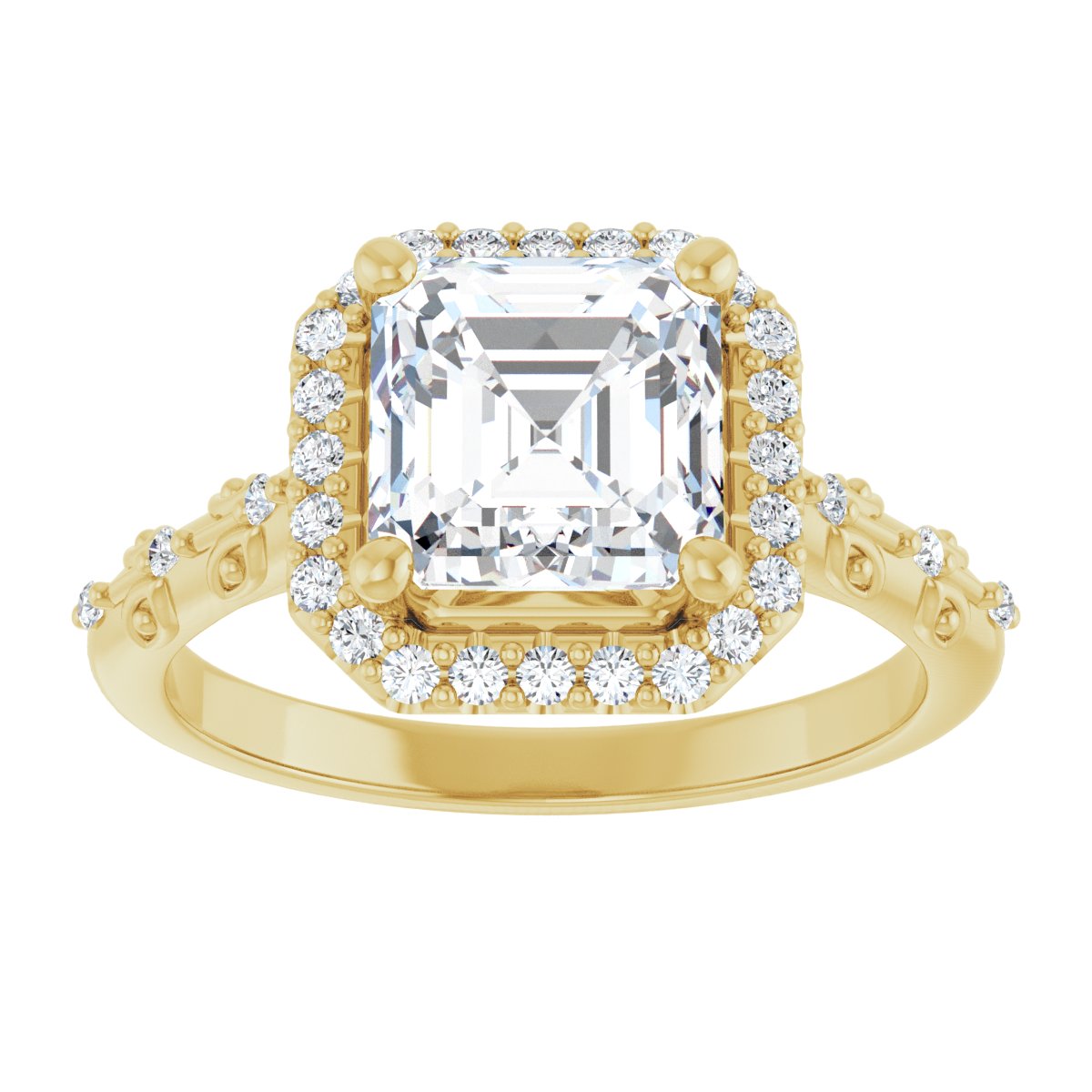 Halo-Style Engagement Ring