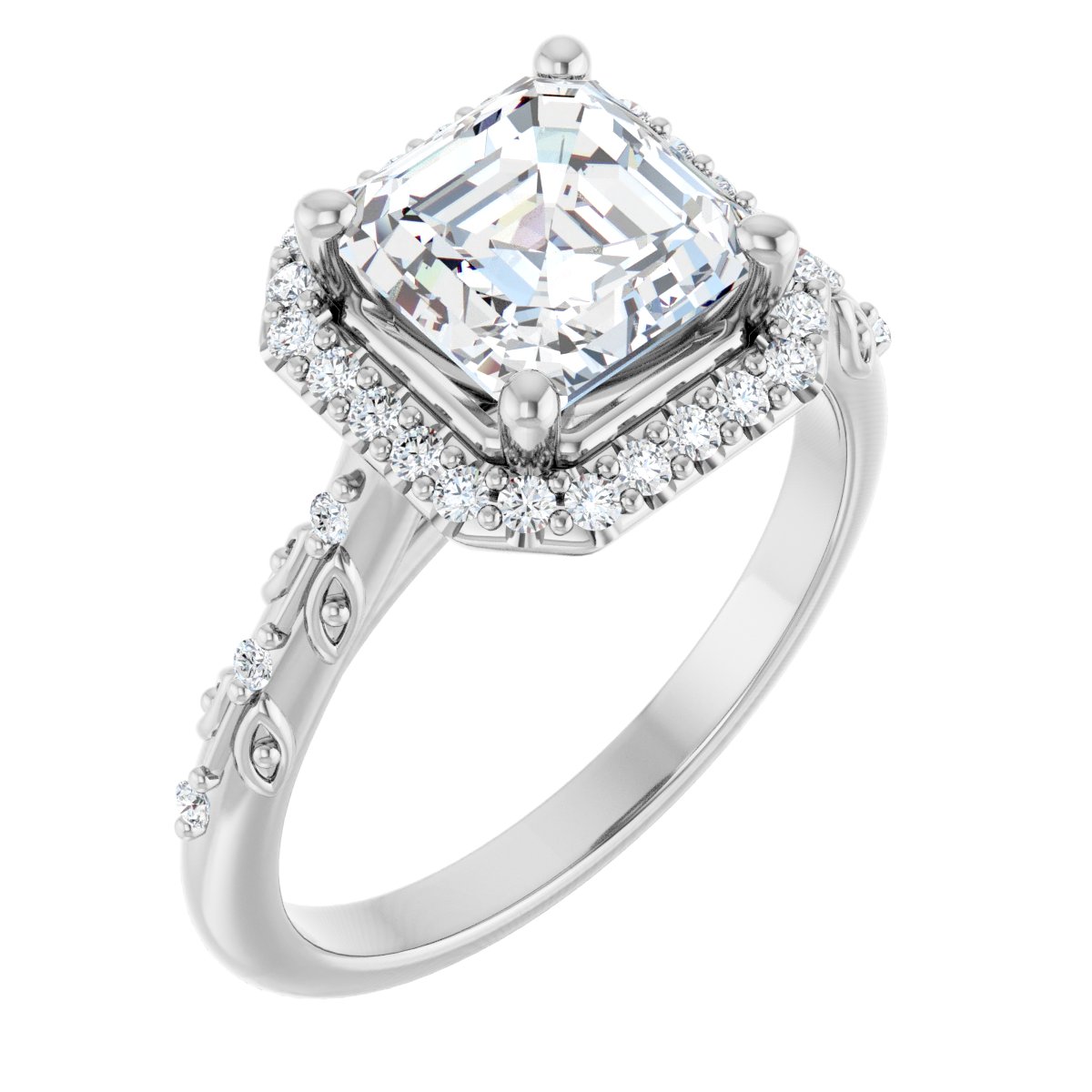 Halo-Style Engagement Ring