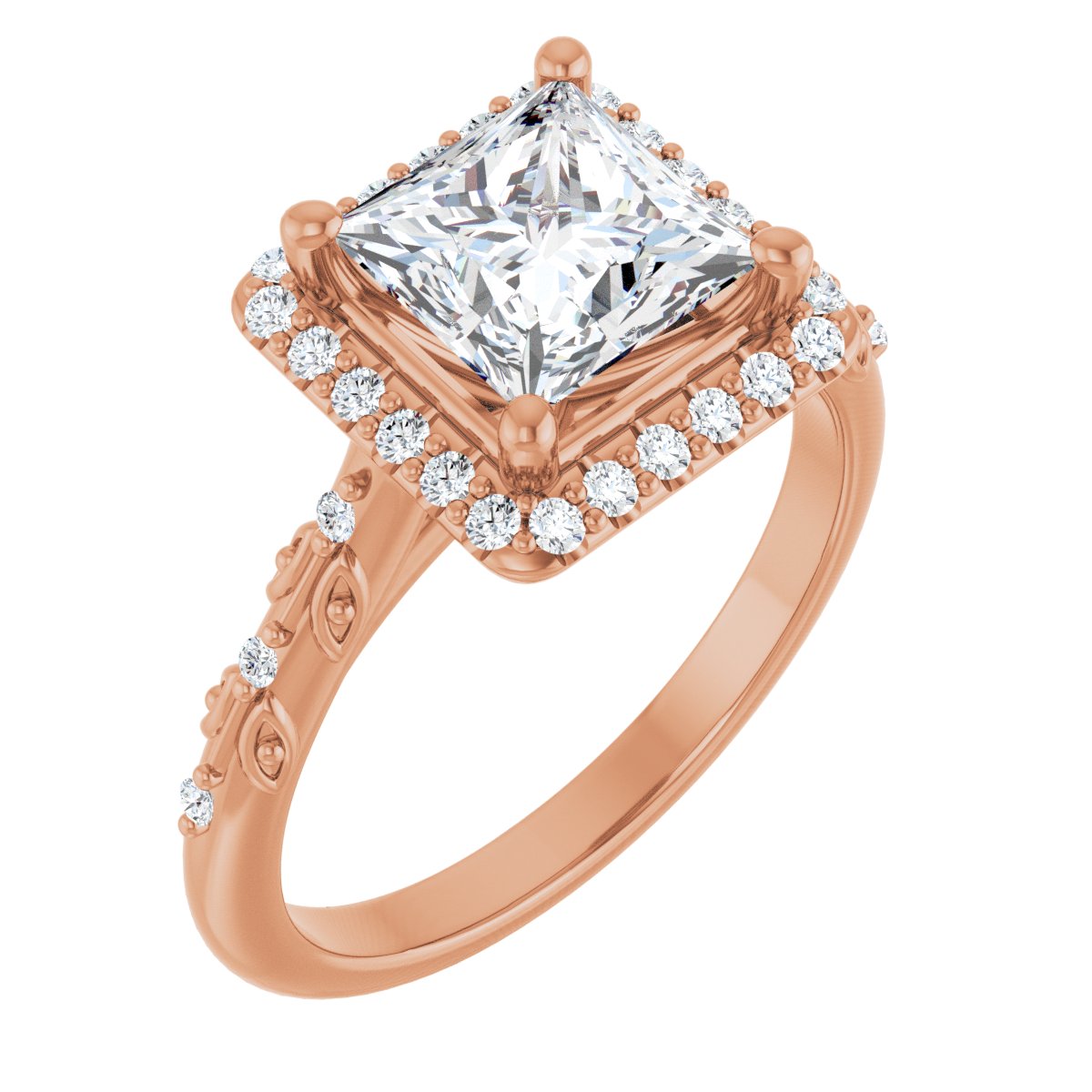 Halo-Style Engagement Ring