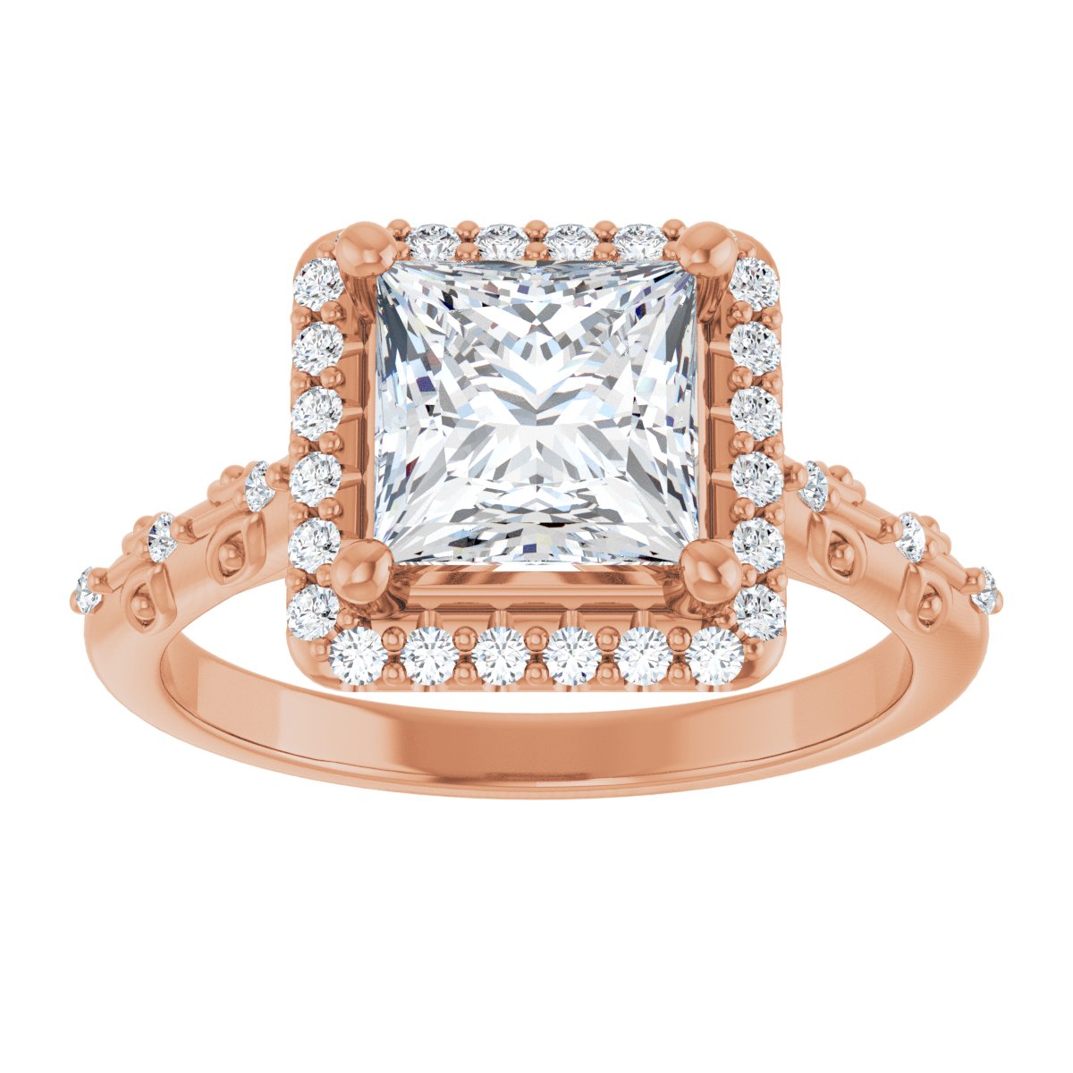 Halo-Style Engagement Ring