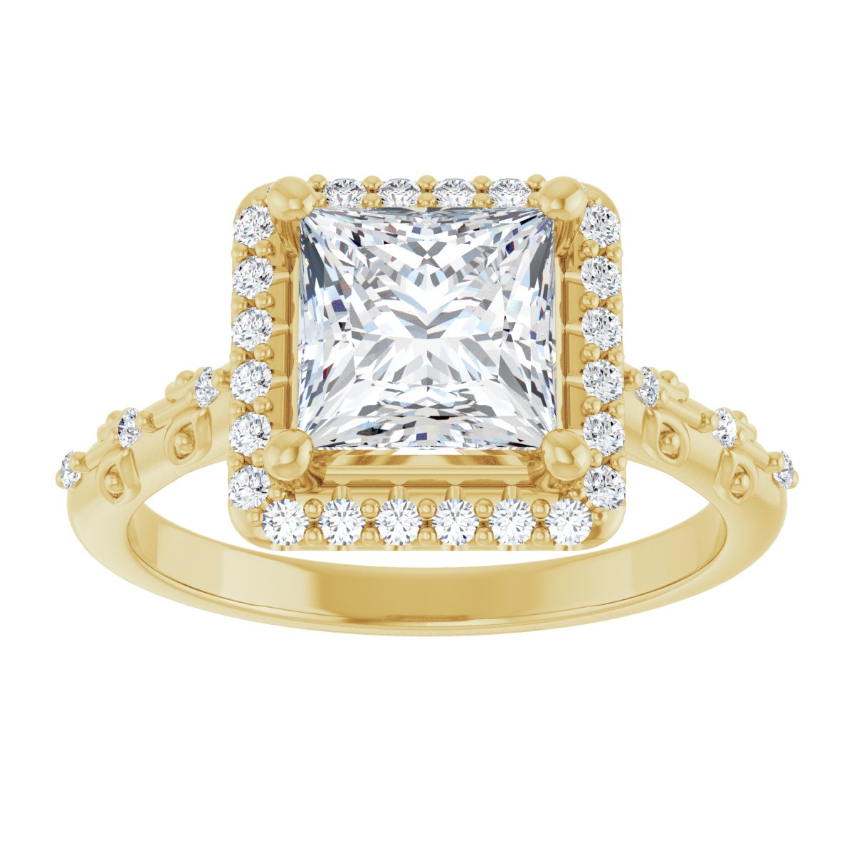 Halo-Style Engagement Ring