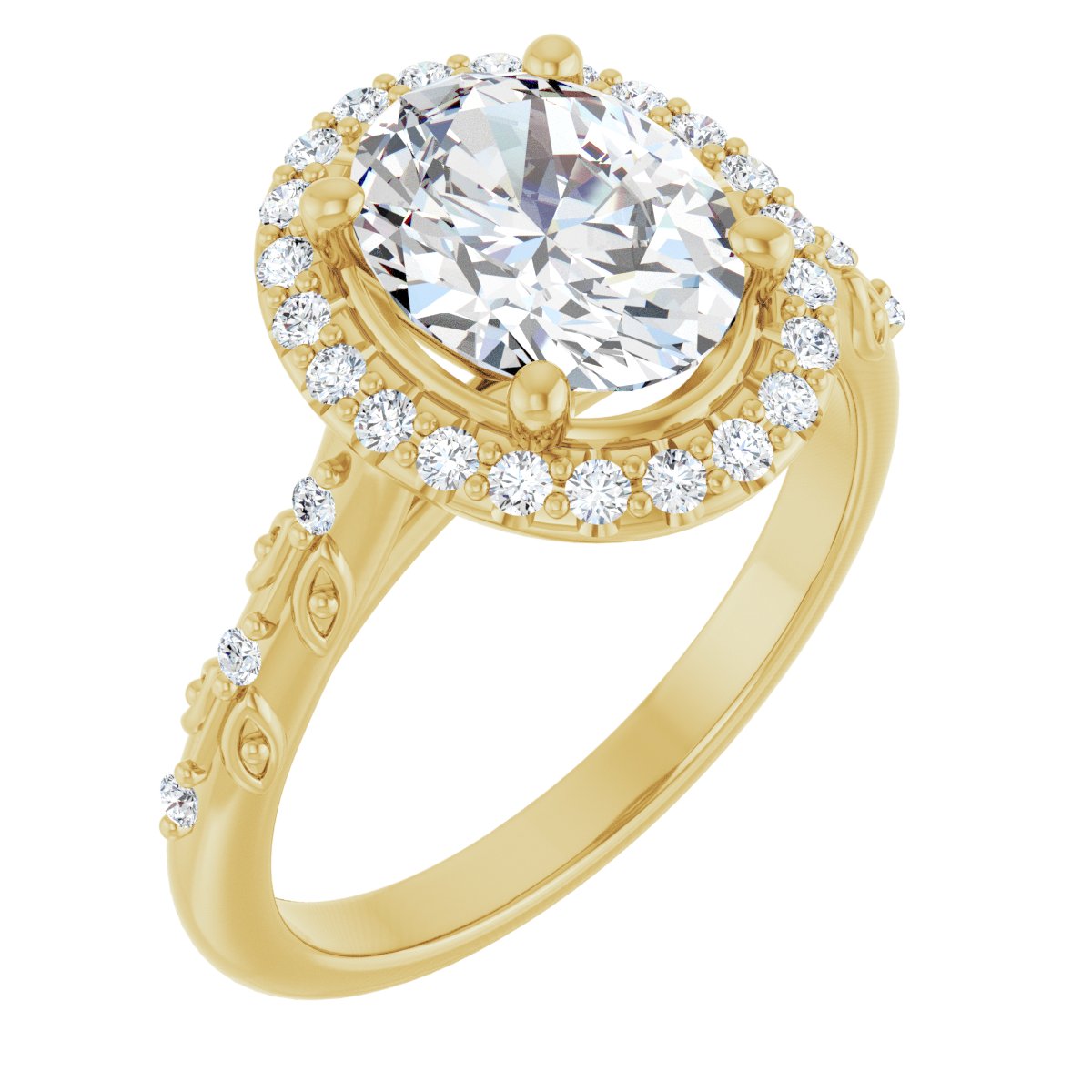 Halo-Style Engagement Ring