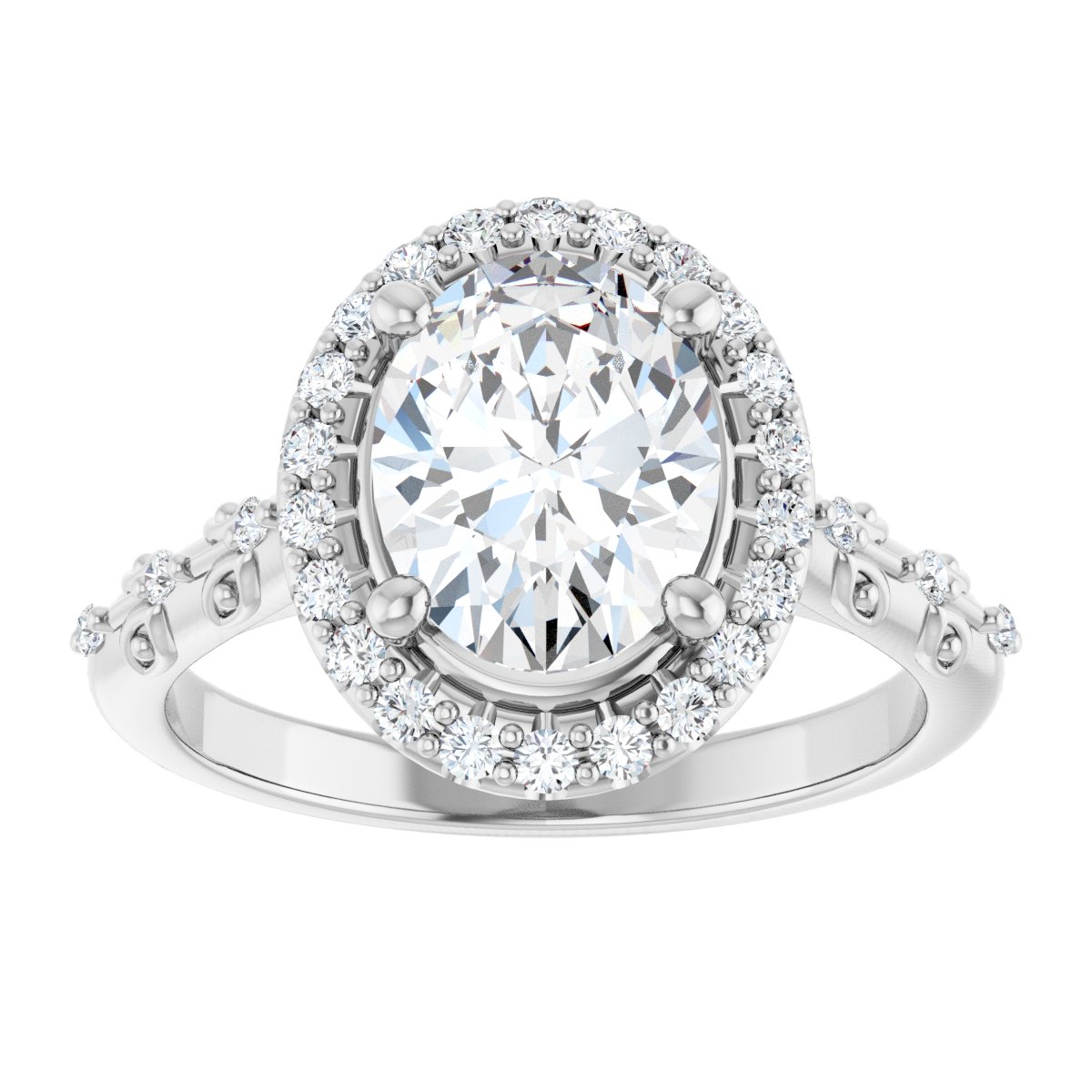 Halo-Style Engagement Ring