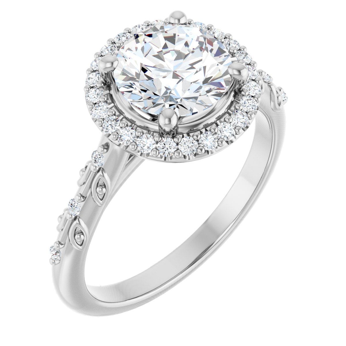 Halo-Style Engagement Ring