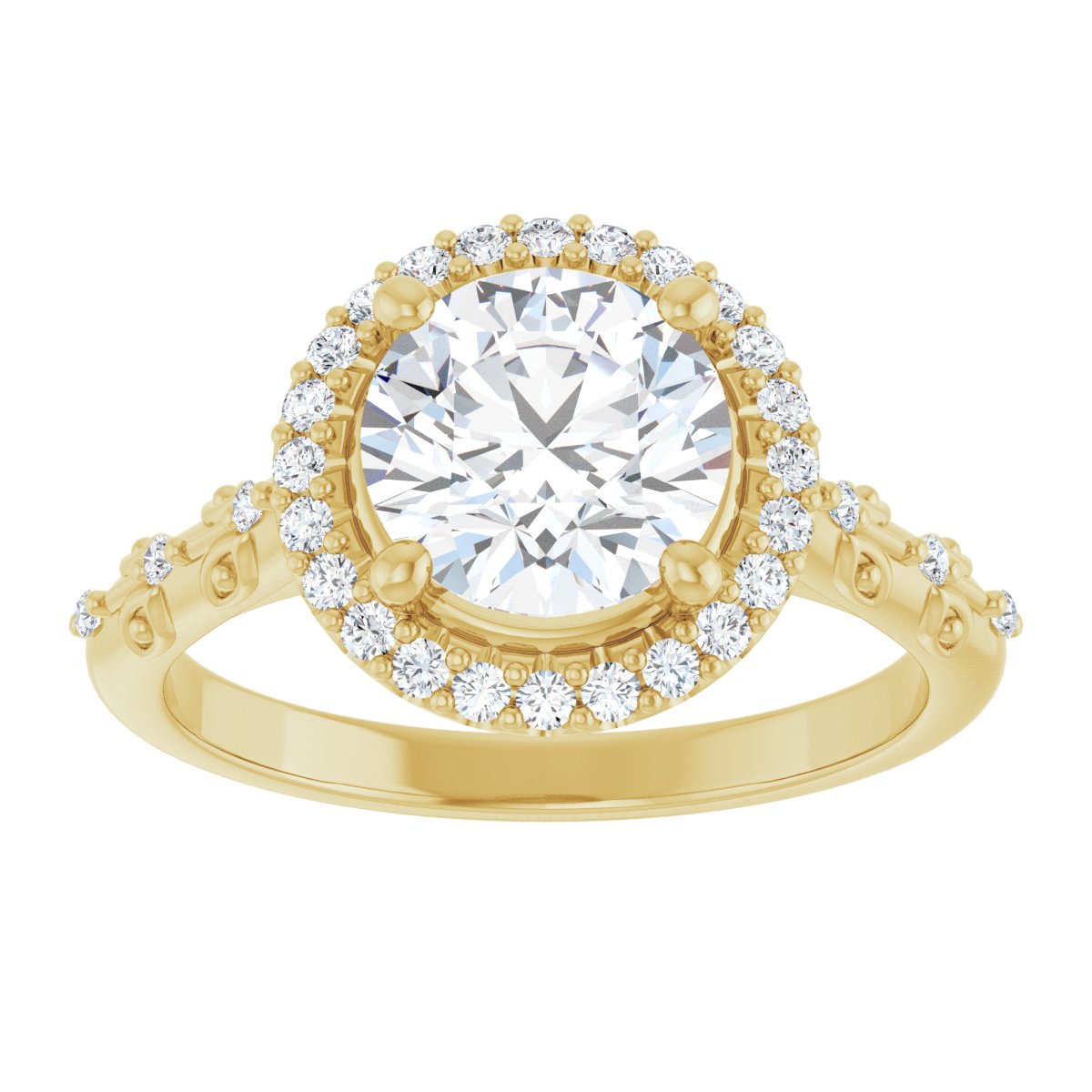 Halo-Style Engagement Ring