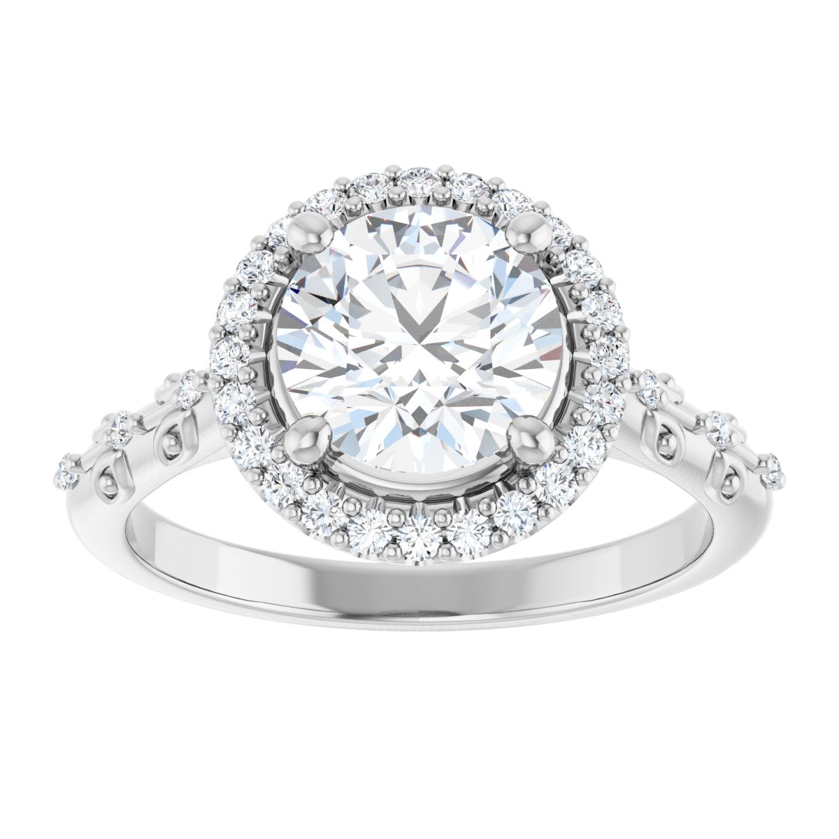 Halo-Style Engagement Ring