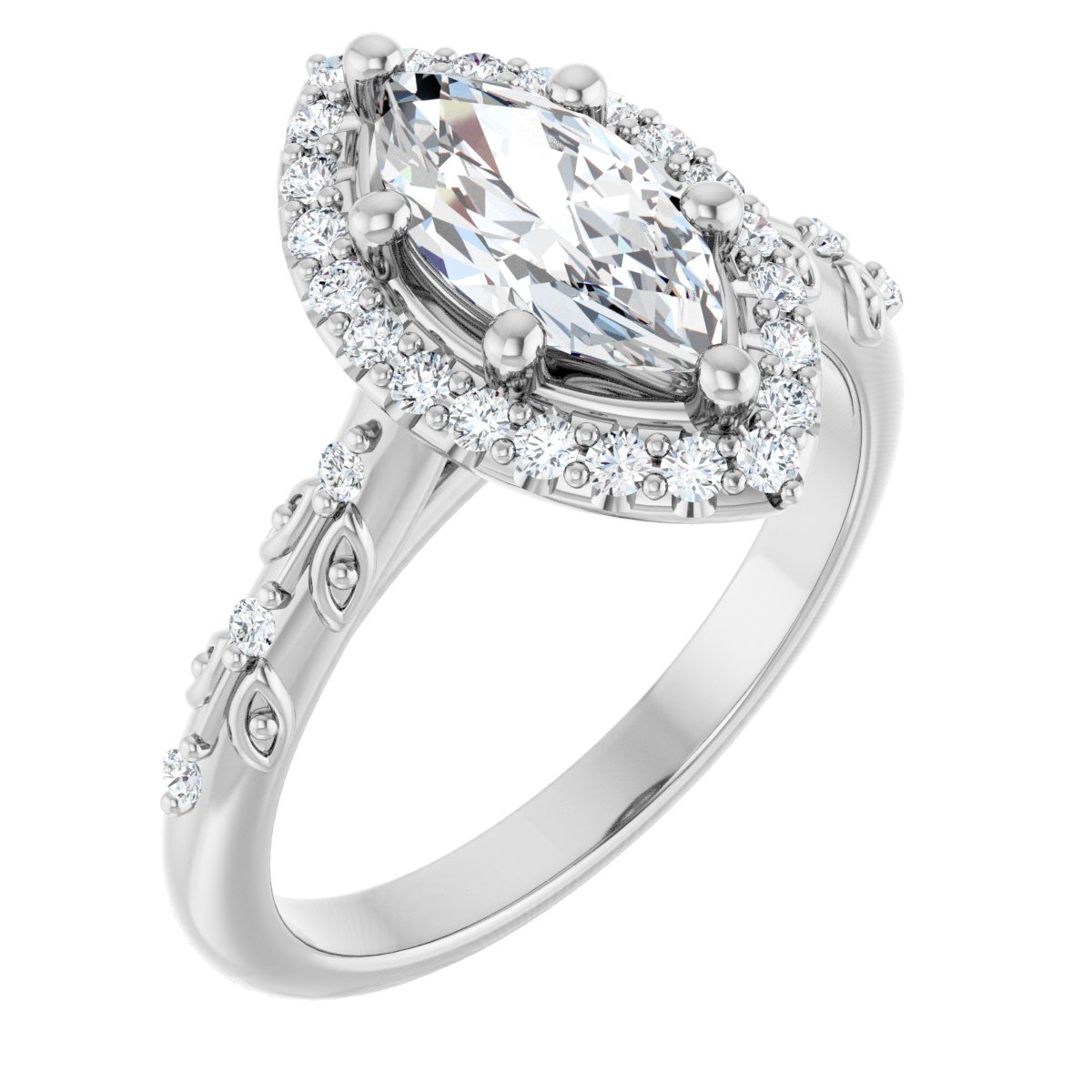 Halo-Style Engagement Ring