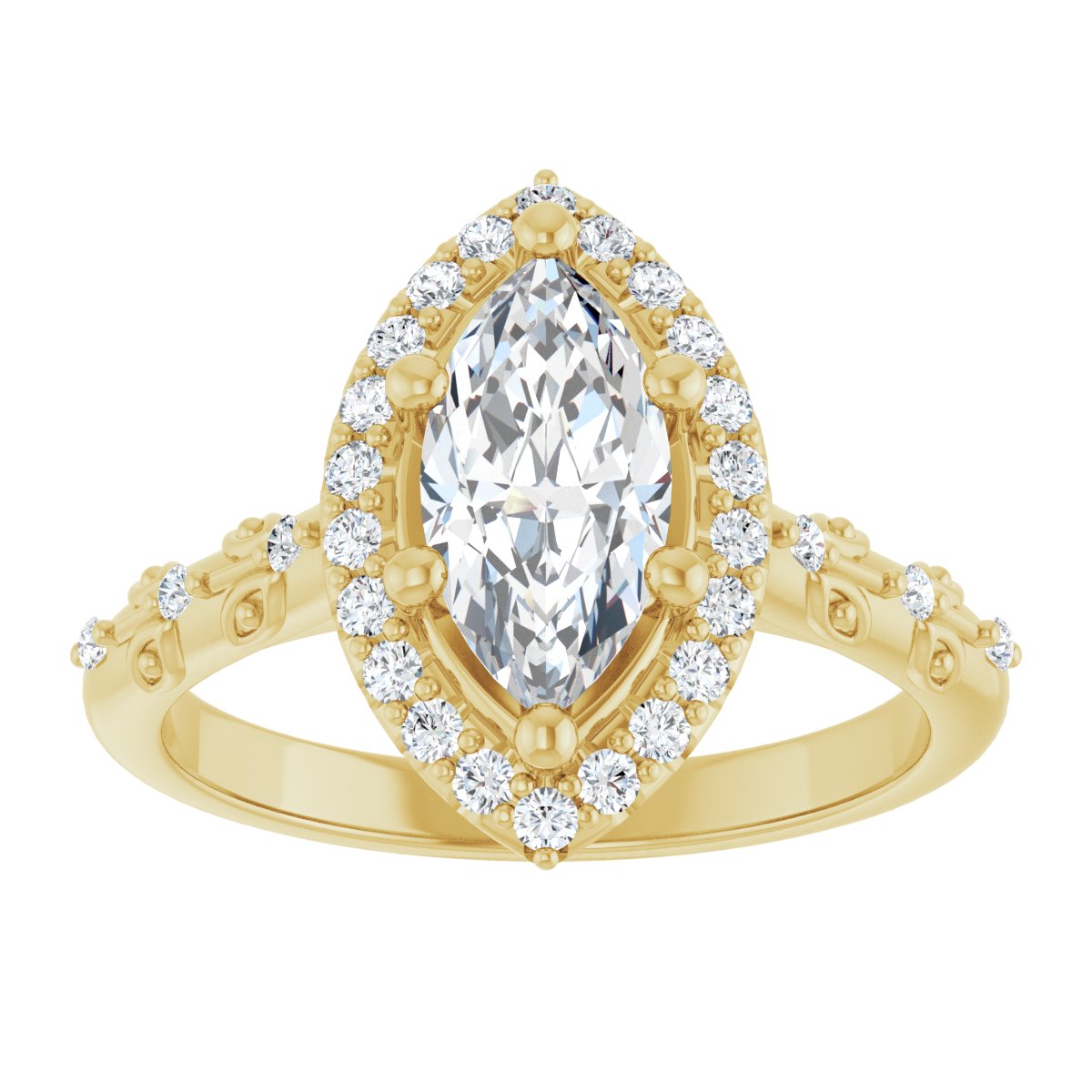 Halo-Style Engagement Ring