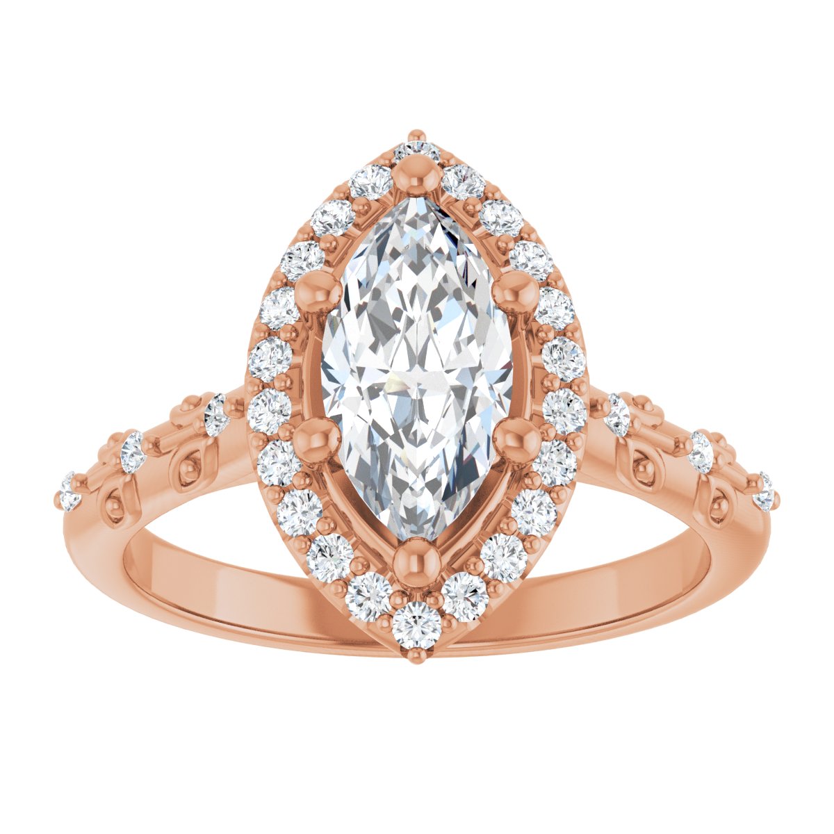 Halo-Style Engagement Ring