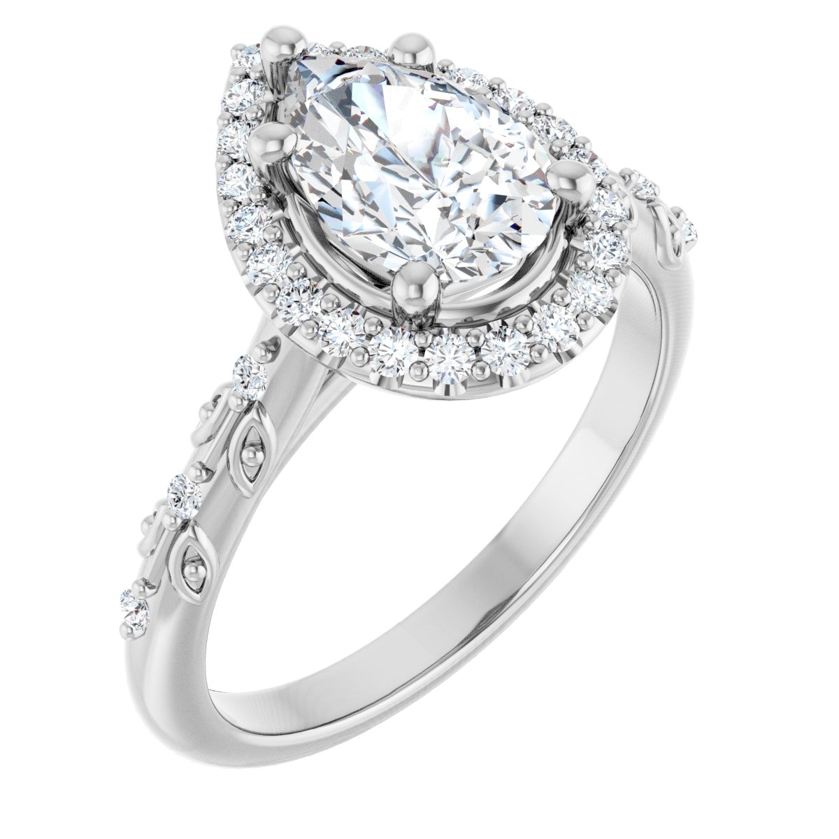 Halo-Style Engagement Ring