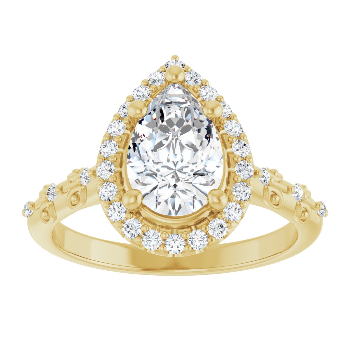 Halo-Style Engagement Ring