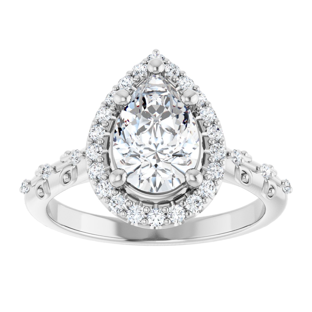 Halo-Style Engagement Ring