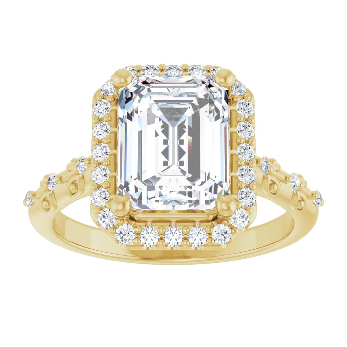 Halo-Style Engagement Ring