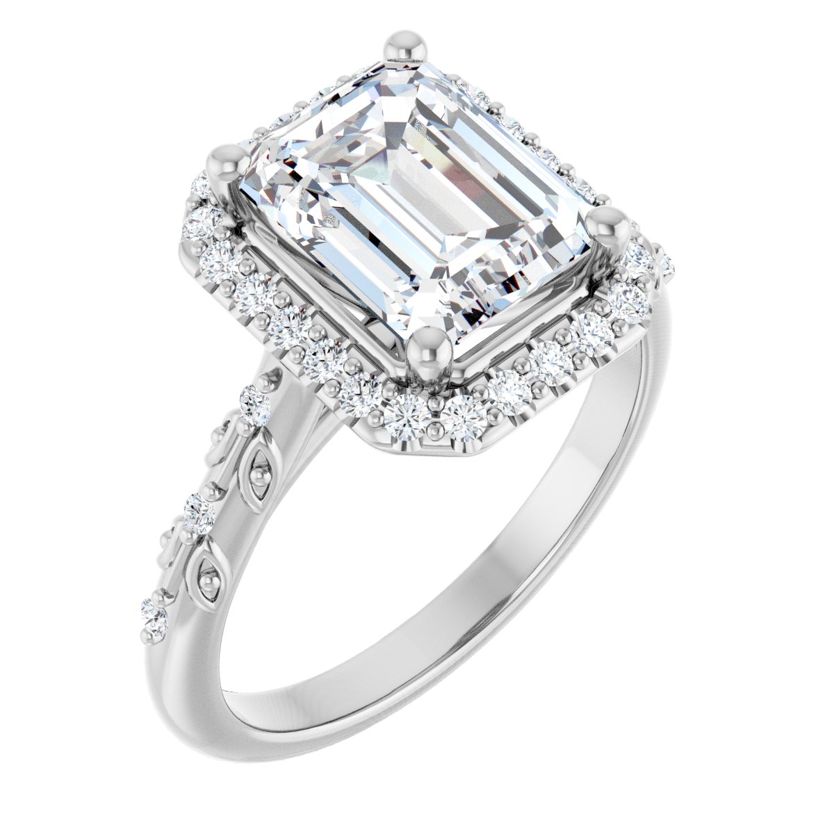 Halo-Style Engagement Ring