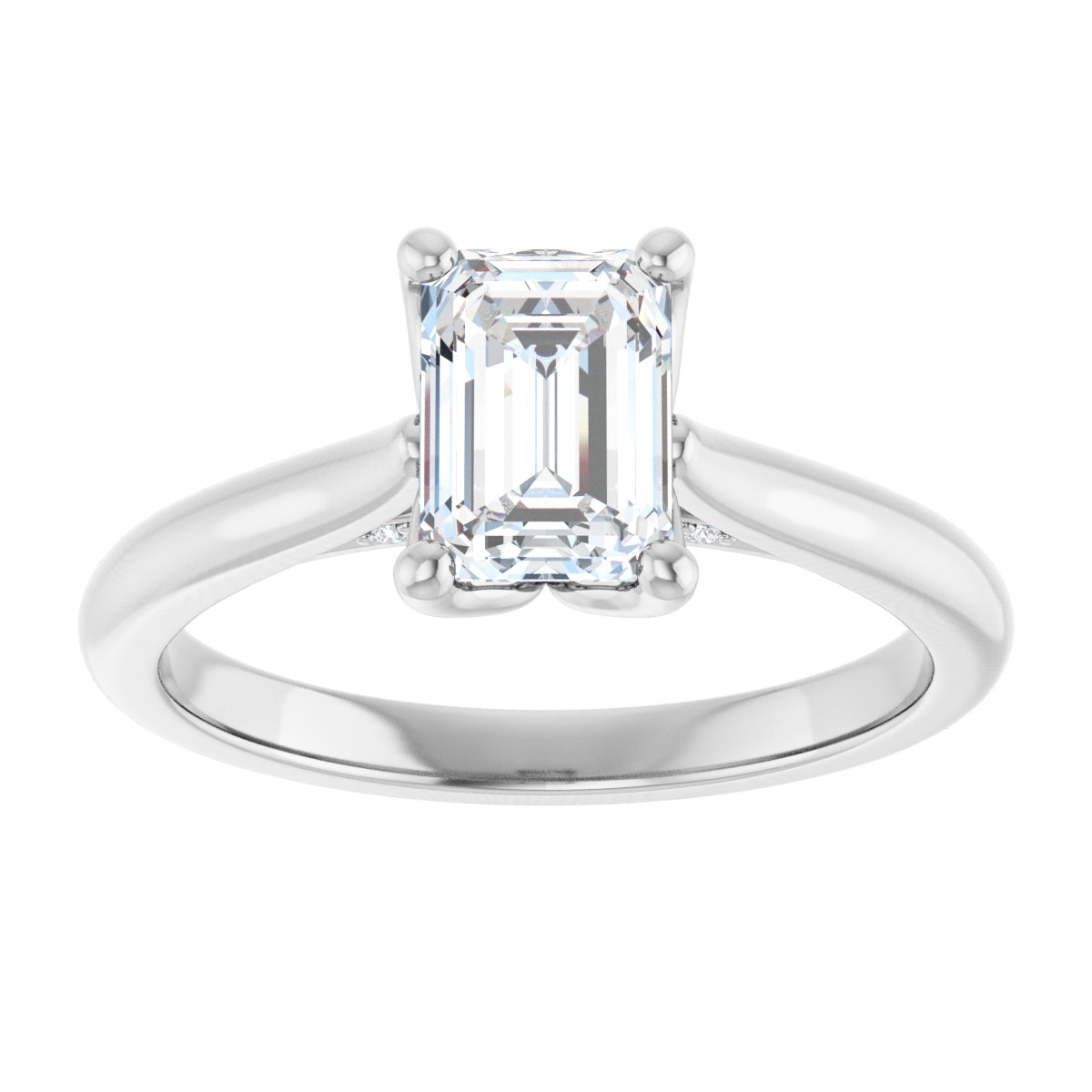 Accented Engagement Ring