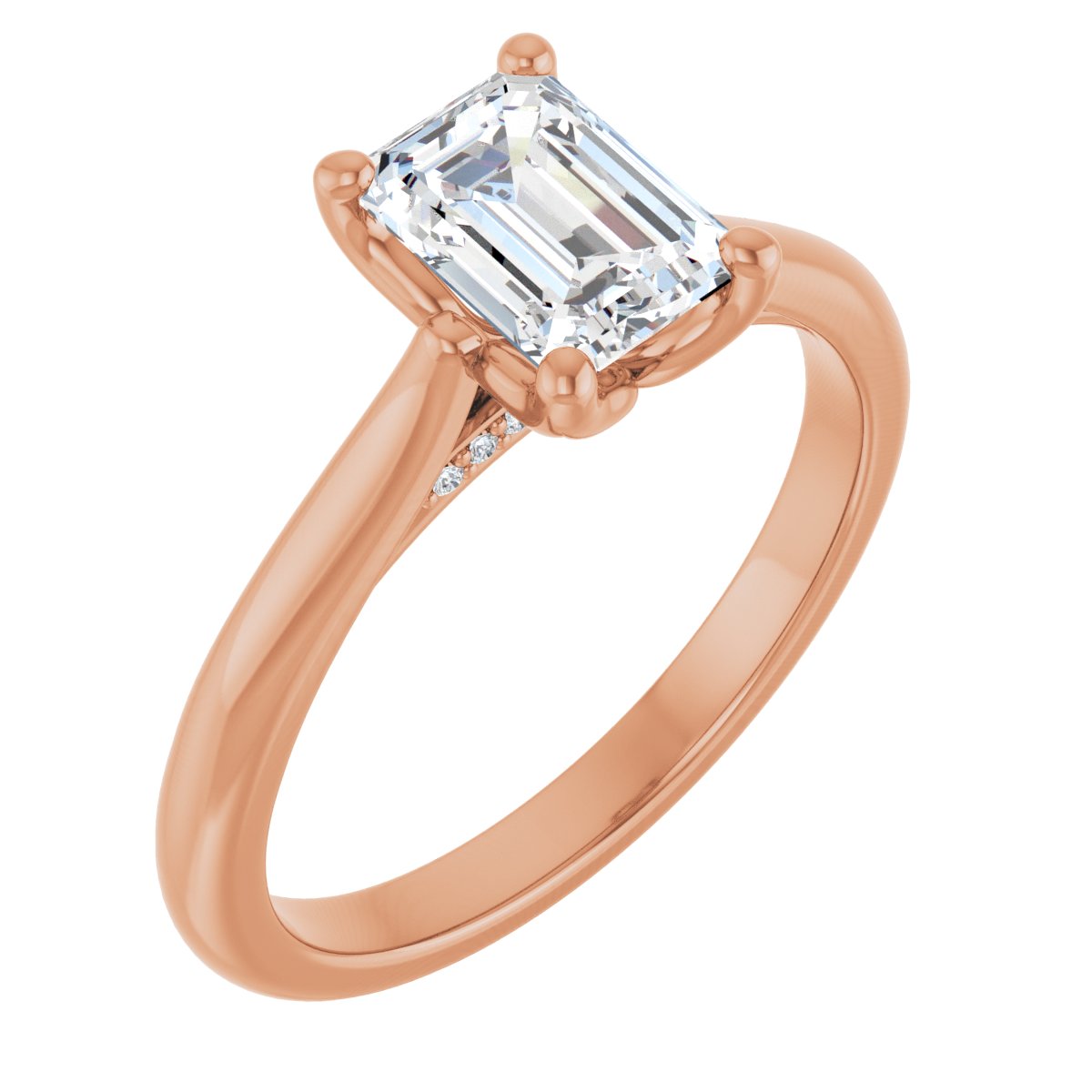 Accented Engagement Ring