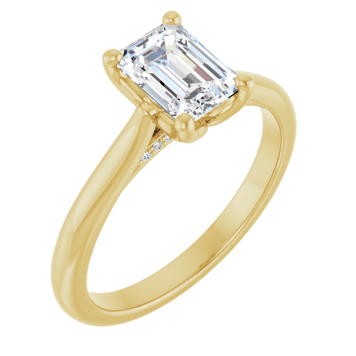 Accented Engagement Ring