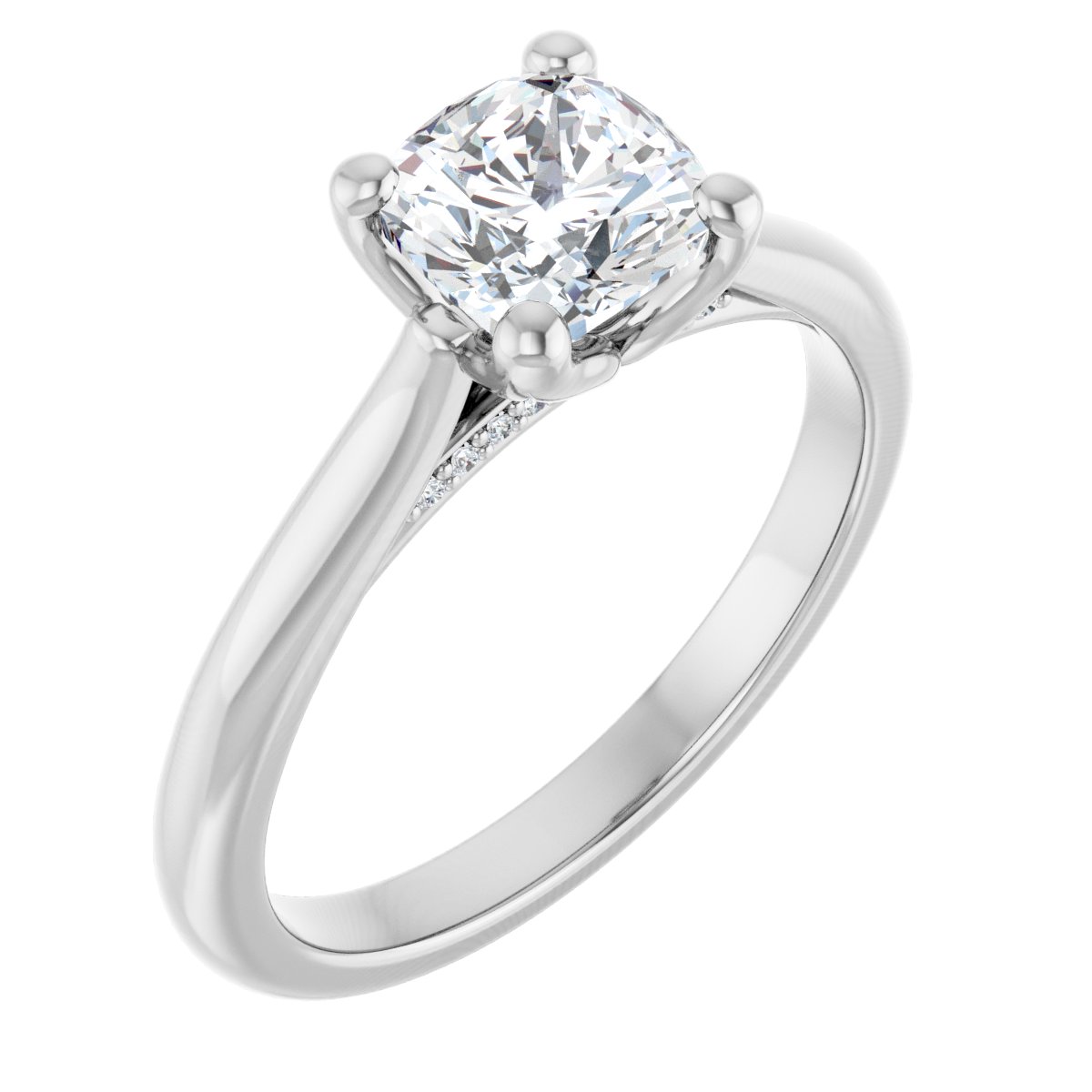 Accented Engagement Ring