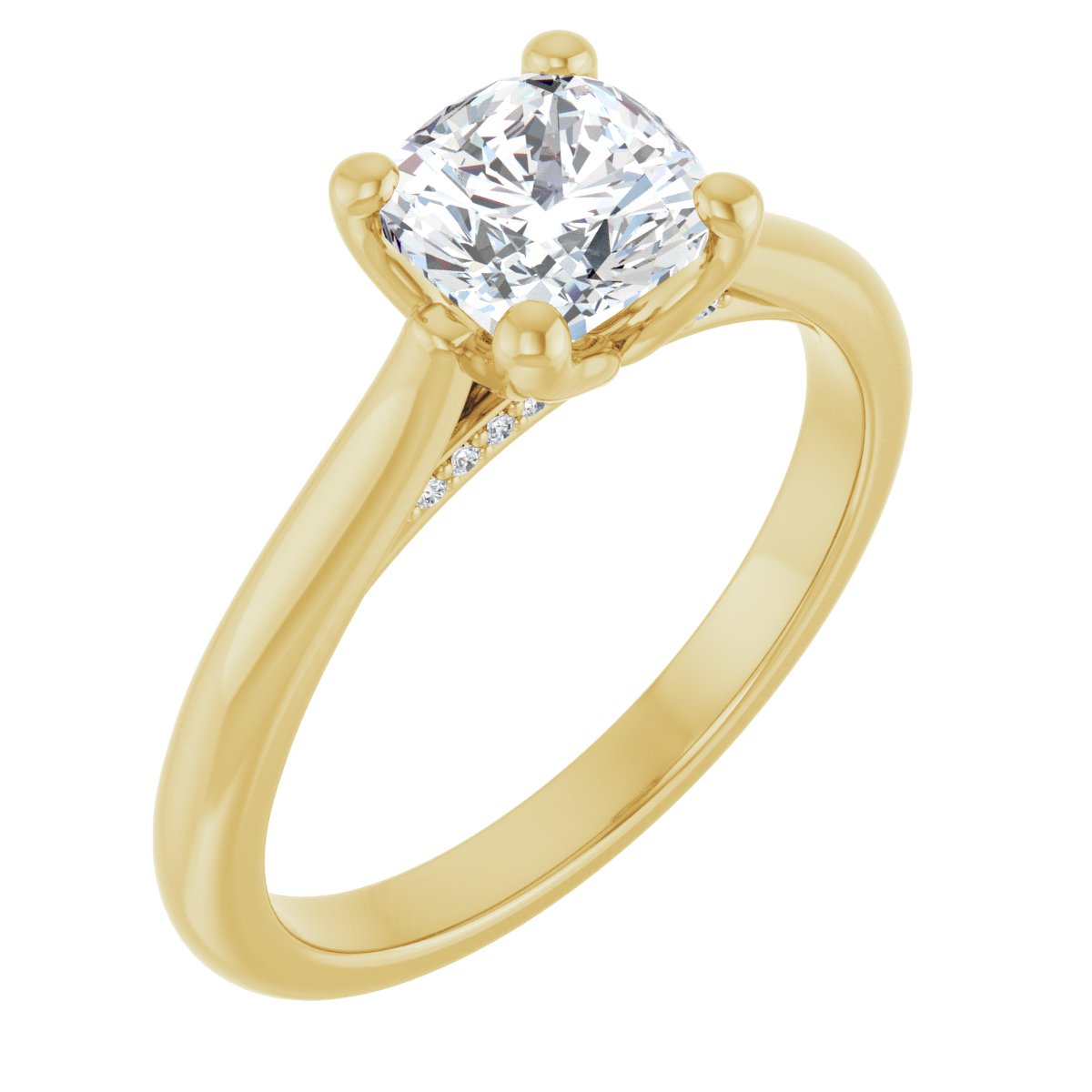 Accented Engagement Ring