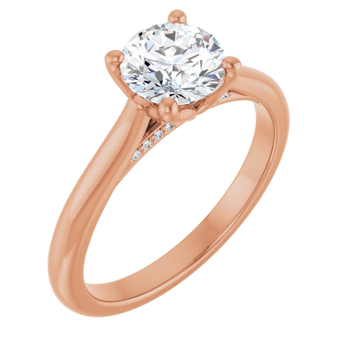 Accented Engagement Ring