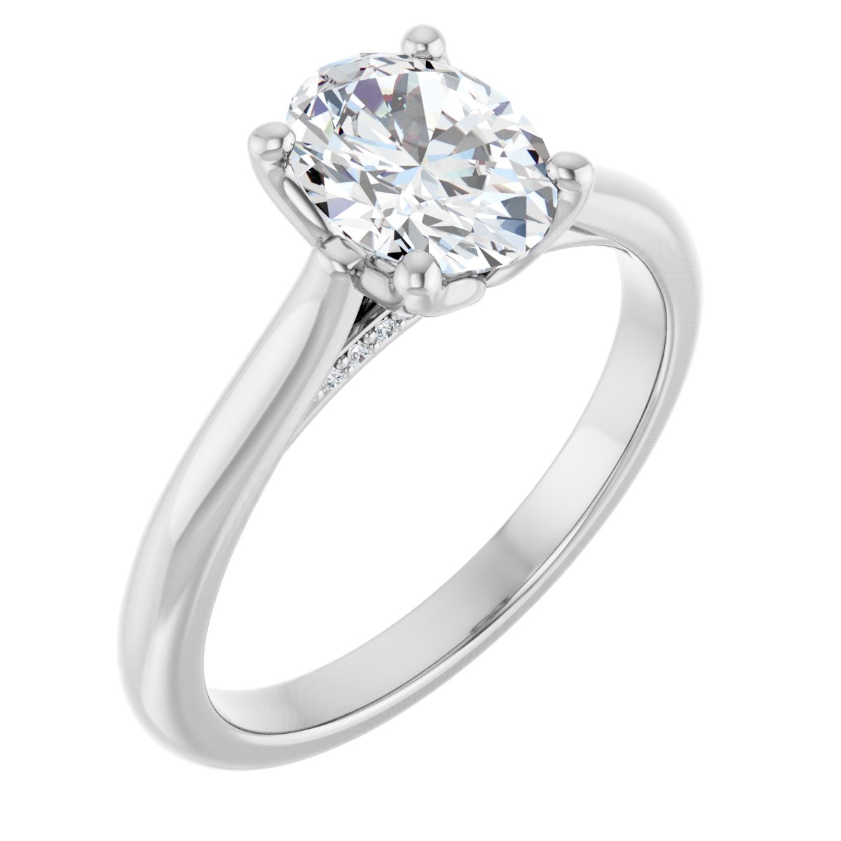 Accented Engagement Ring