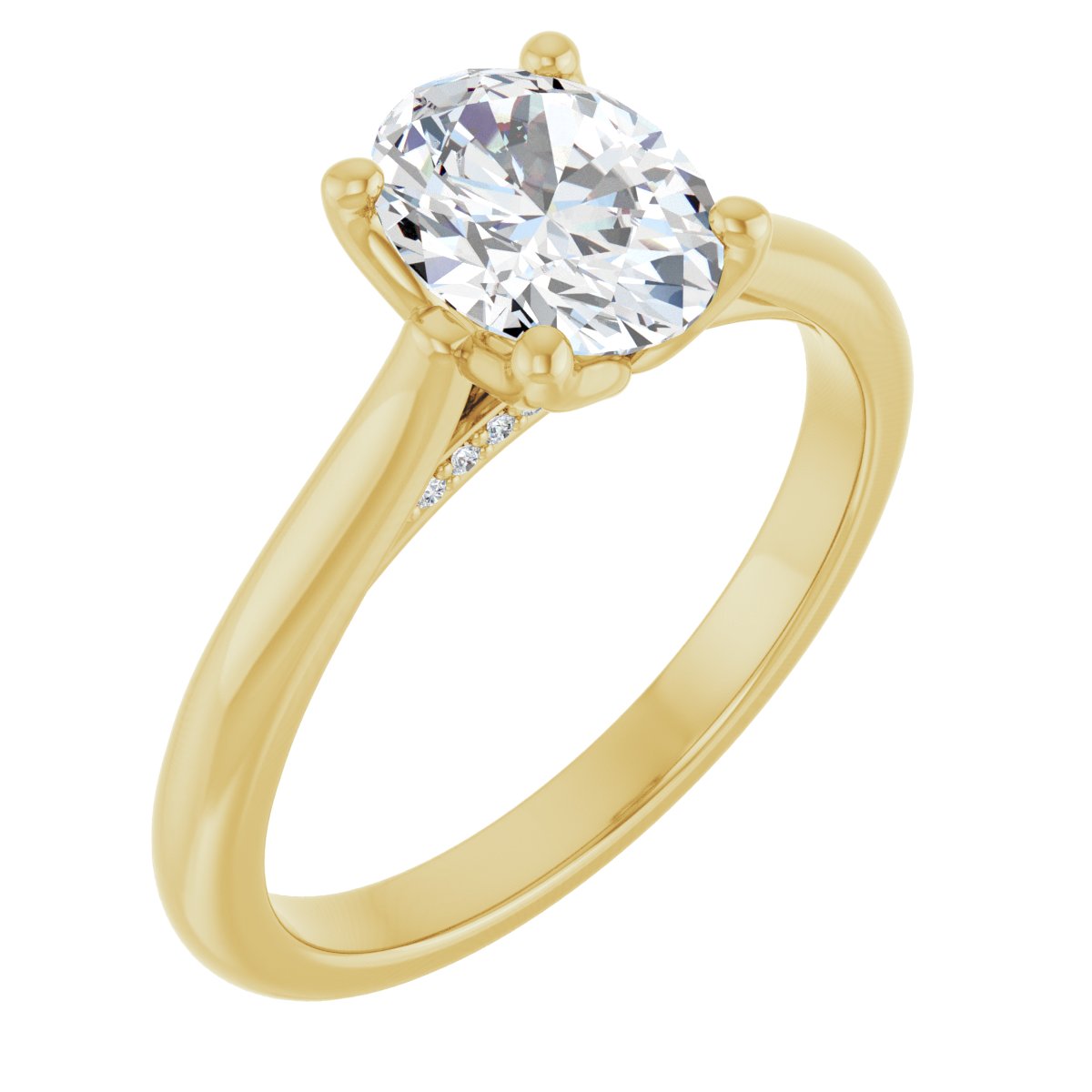 Accented Engagement Ring