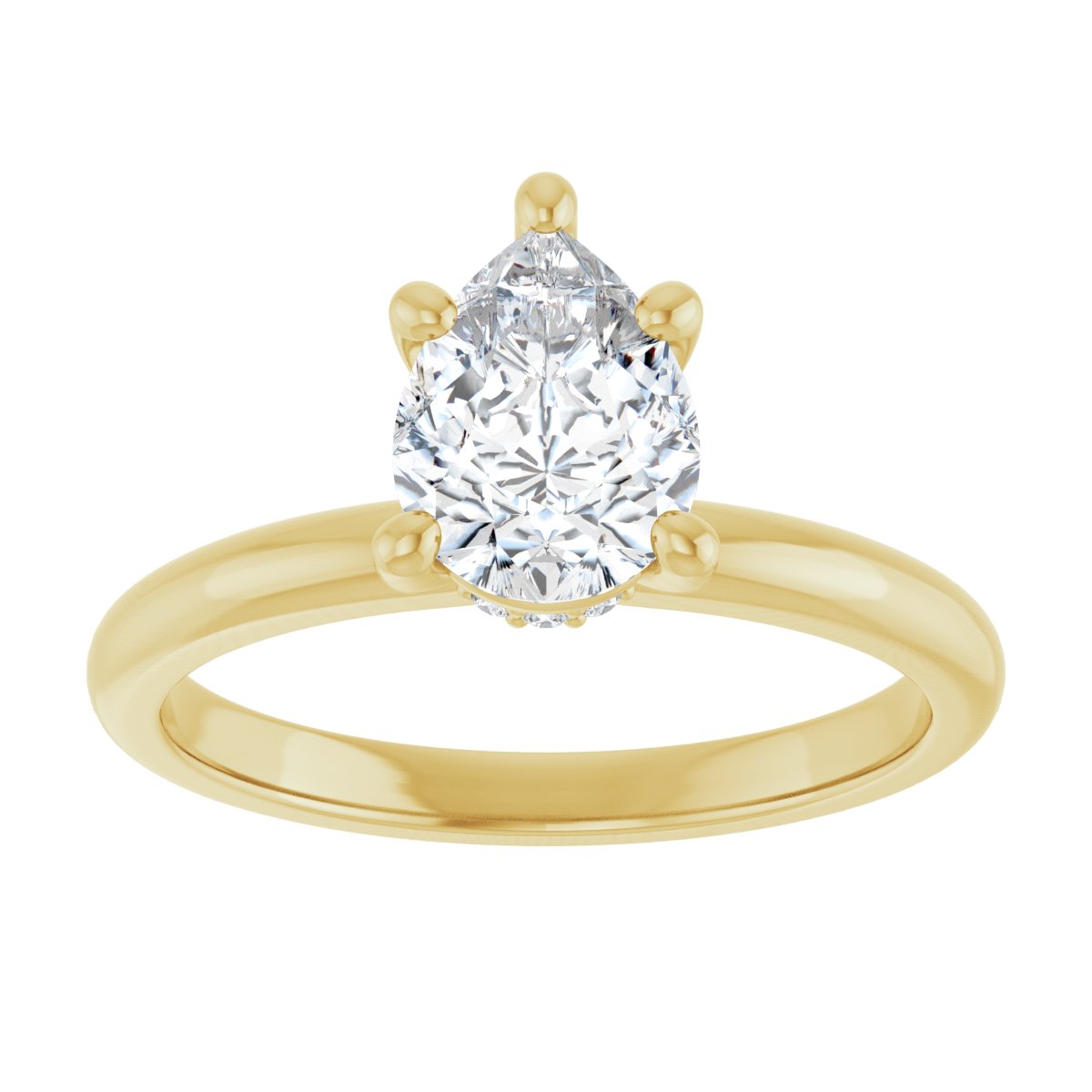 Accented Engagement Ring