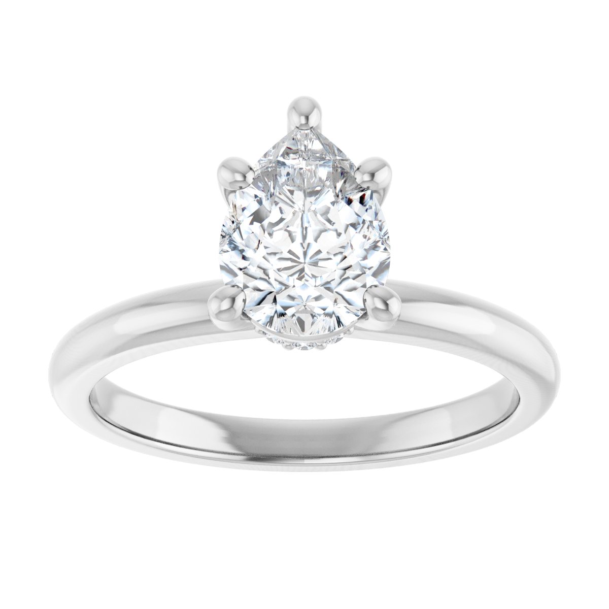 Accented Engagement Ring